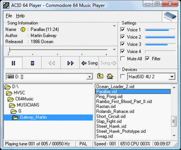 ACID 64 Player V2.3