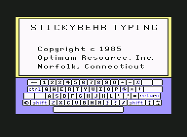 Stickybear Typing