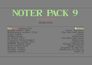 Noter Pack 9