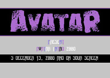 Avatar Intro 2008