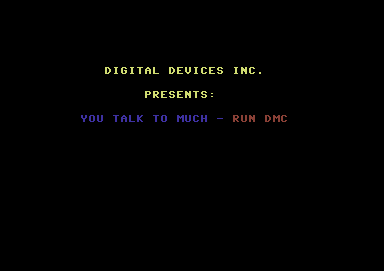 You Talk To Much - Run DMC
