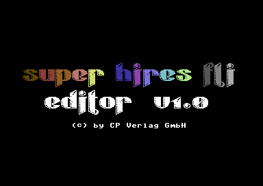Super Hires FLI Editor V1.0