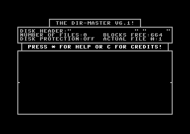 The Dir-Master V6.1A (with disk-monitor)
