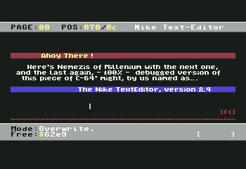 Nike Text-Editor V2.4