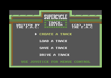 Super Cycle Track Editor