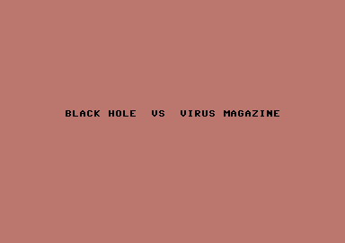 Black Hole vs Virus Magazine