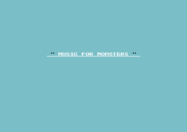 Music for Monsters