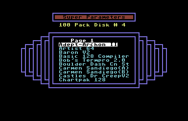 Super Parameters 100 Pack Disk #4