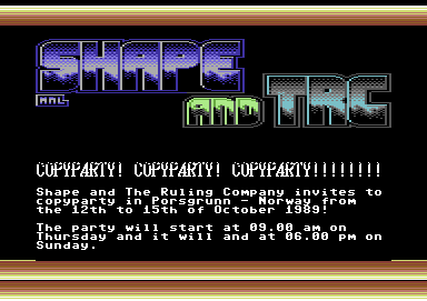 Shape+TRC Party Invitation