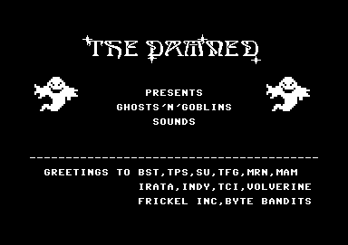 Ghosts'n Goblins Sounds