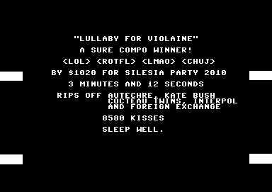 Lullaby for Violaine
