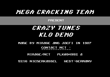 Crazy Tunes Klo Demo