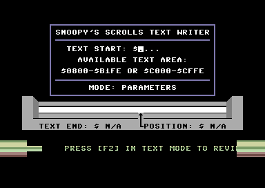 Snoopys Scroll Text Writer