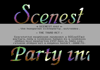 Scenest 97 Party Invitation [hungarian]