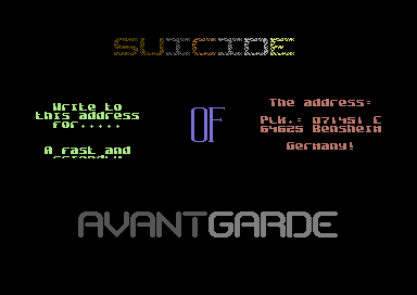 Suicide of Avantgarde