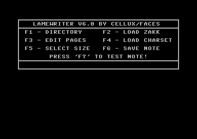 Lamewriter V6.0