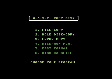 W.A.S.P. Copy-Disk