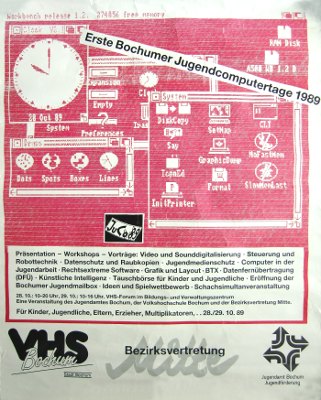 Erste Bochumer Jugendcomputertage 1989