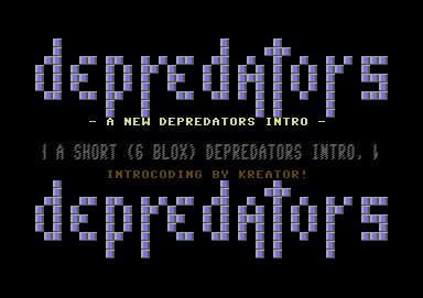 A New Depredators Intro
