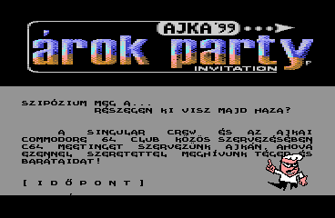 Arok 1999 Invitation