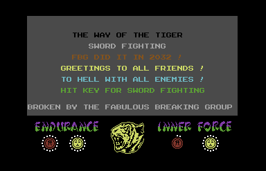The Way of the Tiger : Sword Fighting