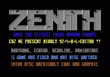 Zenith Intro [new generation]