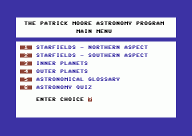 The Patrick Moore Astronomy Program