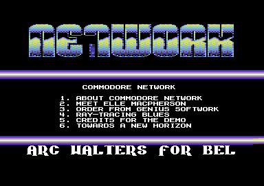 Commodore Network Demo