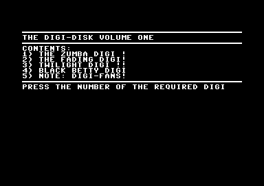 The Digi-Disk Volume 1