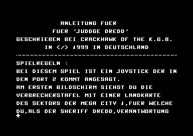 Judge Dredd Docs [german]