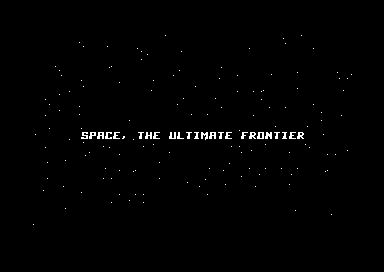 Space, The Ultimate Frontier