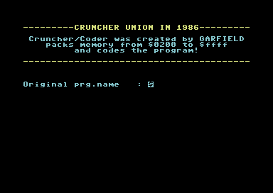 Cruncher/Coder