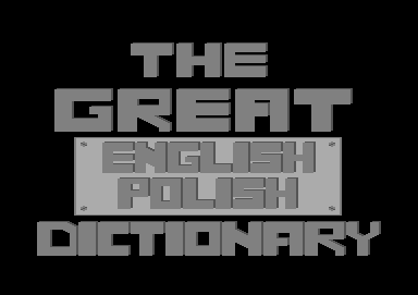 The Great English-Polish Dictionary V1.0