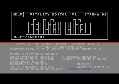 Vitality Editor V1.0