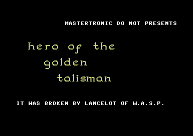 Hero of the Golden Talisman