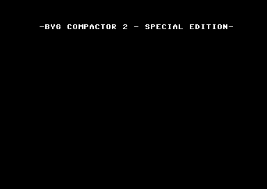 BYG Compactor II (Special Edition)