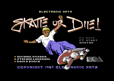 Skate or Die! +D [ar/ide64/1541/1571/1581]