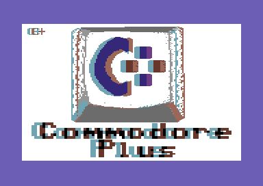 Commodore Plus logo in 3D