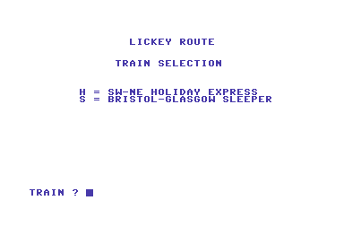 Lickey Route