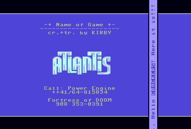 Atlantis Intro (Morph)