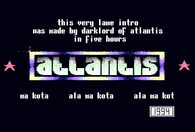 Atlantis Intro (Border Stars)