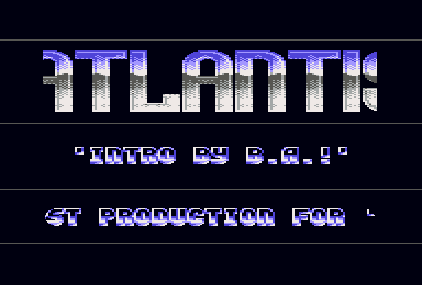Atlantis Intro (First B.A. Intro)