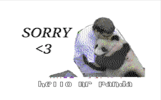 We Are Sorry Mr. Panda