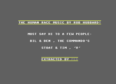The Human Race Music By Rob Hubbard!