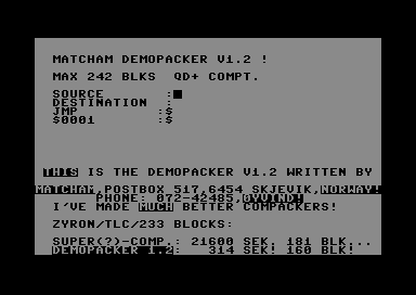 Matcham Demopacker V1.2