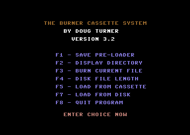 The Burner Cassette System V3.2