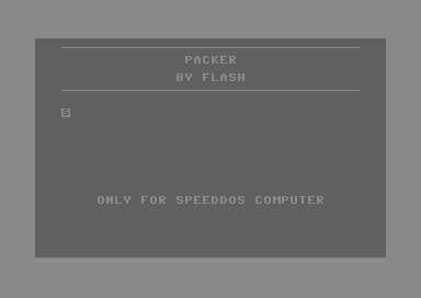 Packer SpeedDos