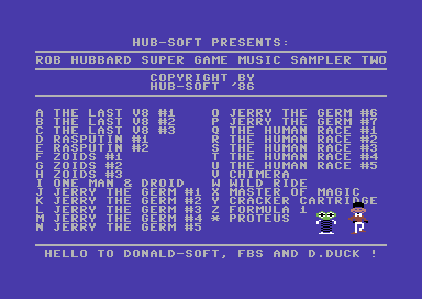 Rob Hubbard Super Game Music Sampler Two