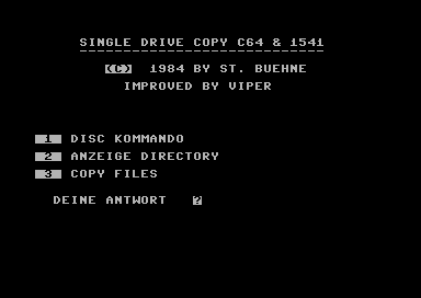Single Drive Copy C64 & 1541 [german]