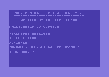 Copy CBM 64 - VC 1541 V2.2+ [german]